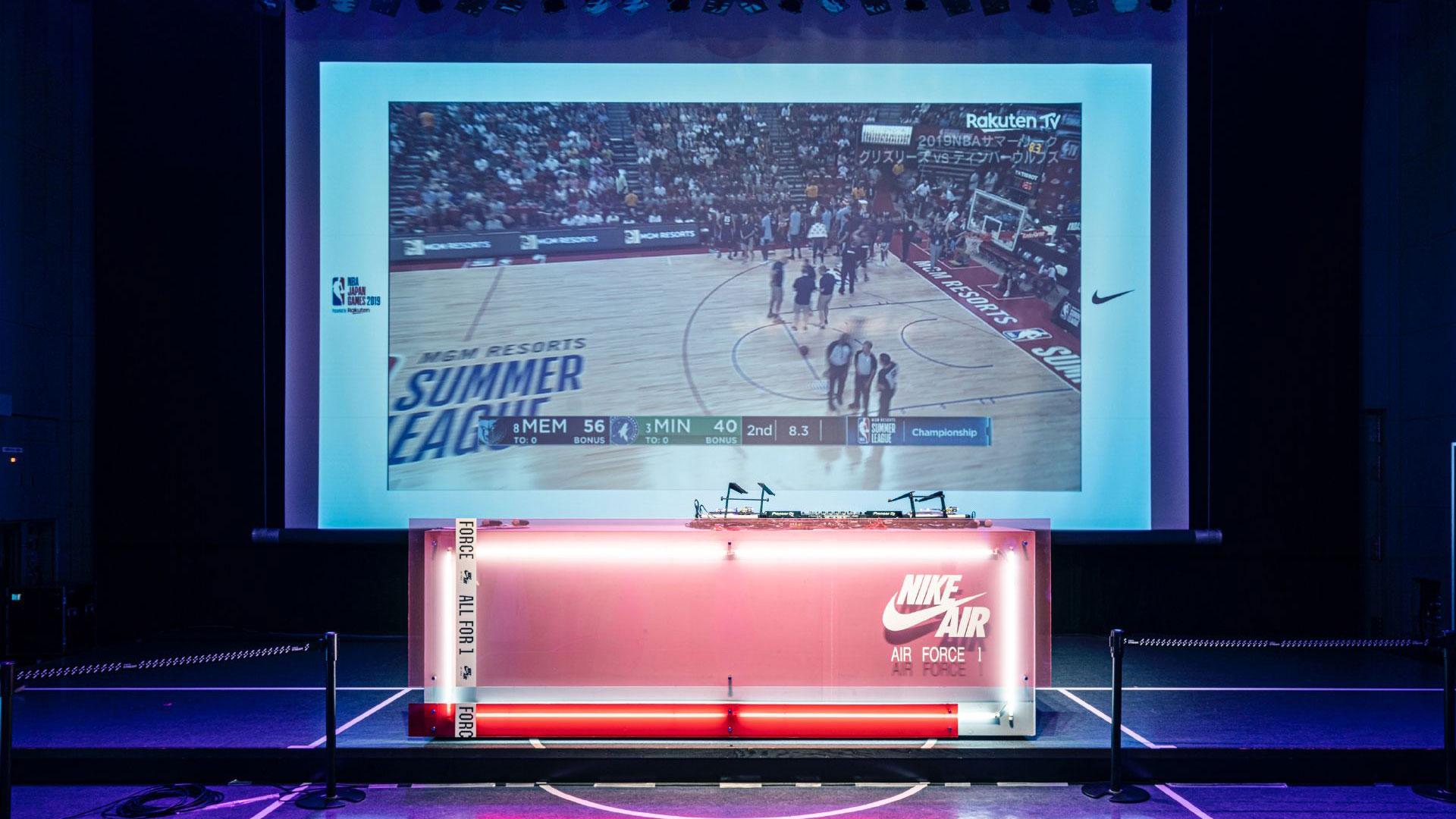 NBA JAPAN GAMES 2019 Presented by Rakuten LIVE VIEWING PARTY at 渋谷